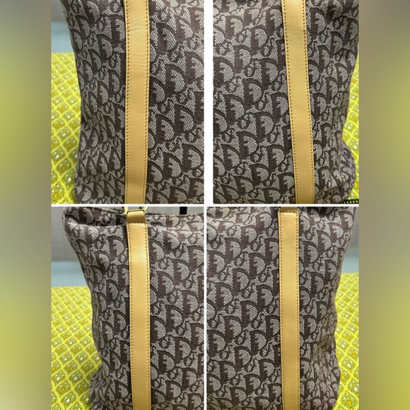 CHRISTIAN DIOR VINTAGE MONOGRAM TOTE BAG - Picture 13 of 15